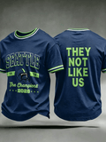 Men's Football Print Short-Sleeve T-Shirt