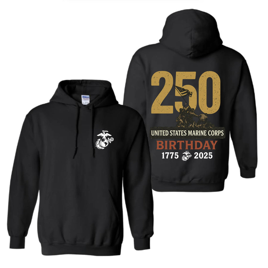 Marines 250th Birthday Hoodie