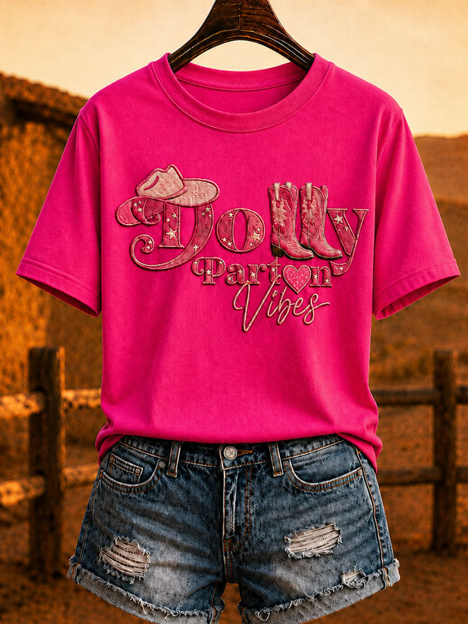 Women'S Country Music Printed Casual T-Shirt