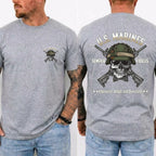 US Marines Skull Rifle T-Shirt