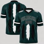 Football Fans V-Neck Jersey for Men Women, Game Day Team Shirt, Quick-Drying Sports Outdoor Jersey, Gifts for Football Lovers - Multiple colors available