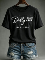 Women'S Commemorative Printed Casual T-Shirt