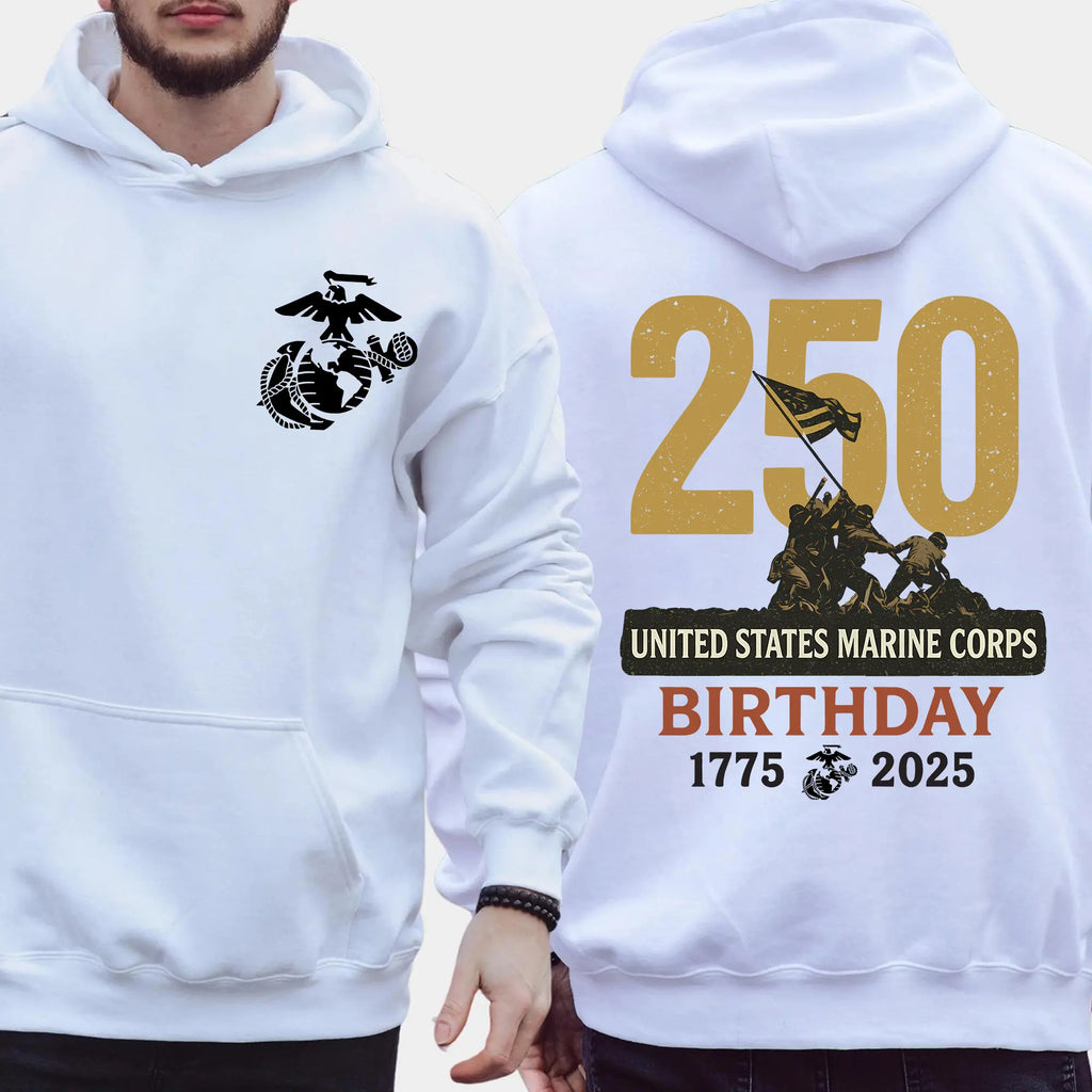 Marines 250th Birthday Hoodie