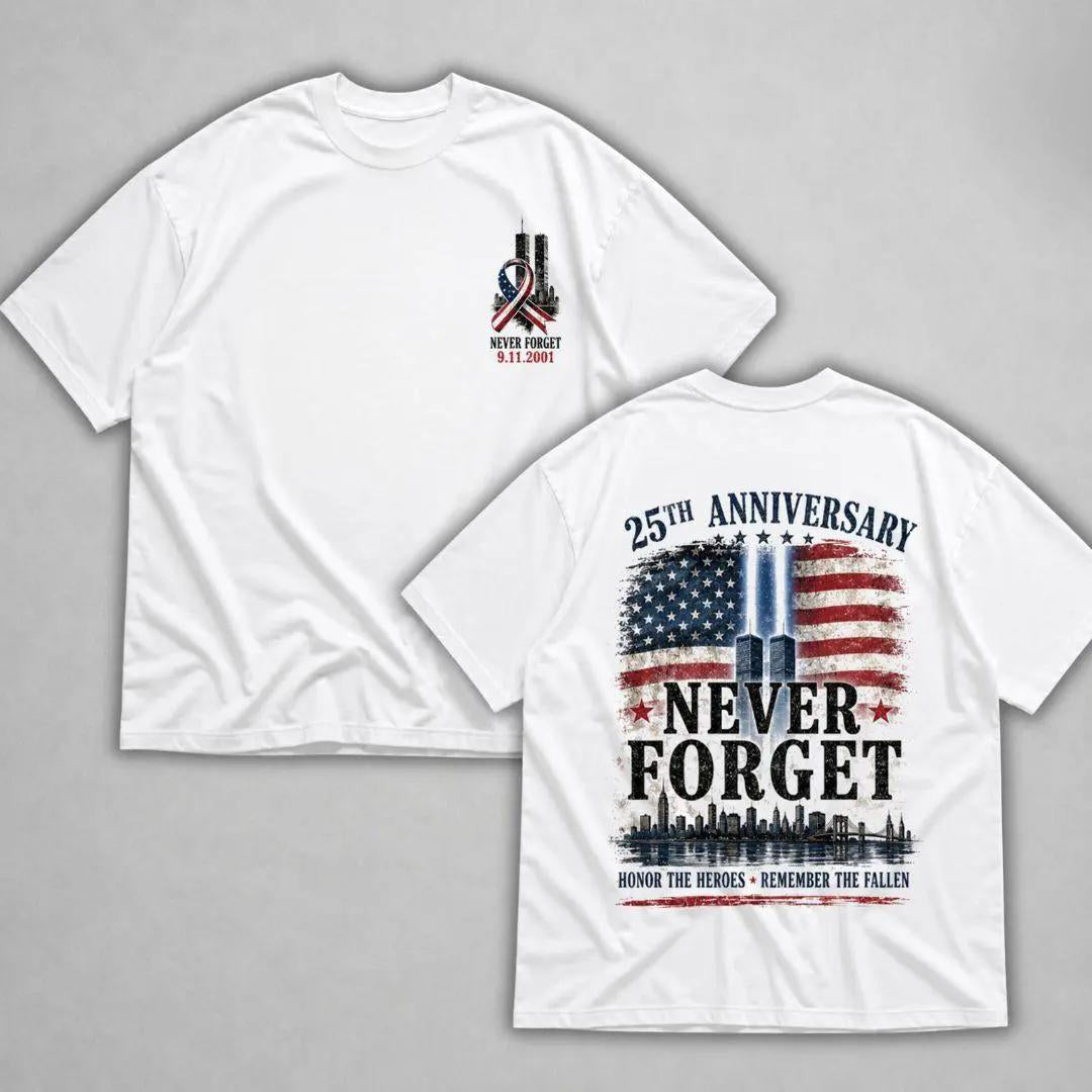 9/11 25th Anniversary Memorial Shirt