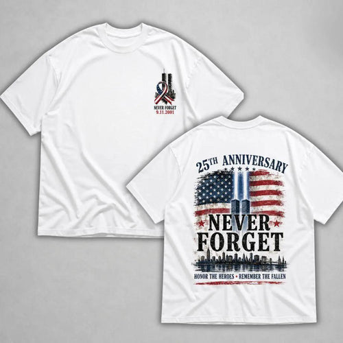 9/11 25th Anniversary Memorial Shirt