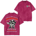 Retro 1-800-777-FELLA - Graphic Trendy Washed Tee