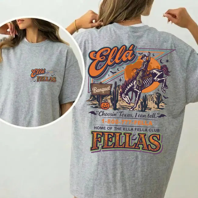 Retro 1-800-777-FELLA - Halloween Tee
