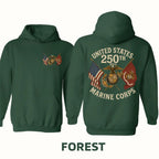 250th Anniversary Patriotic T-Shirt & Hoodie – 1775–2025 Vintage Eagle Graphic