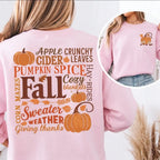 Fall Vibes Pumpkin Sweatshirt