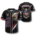 USA Eagle All Over Print Baseball Jersey