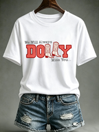 Women'S Commemorative Printed Casual T-Shirt