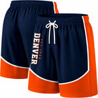 Football Fans Board Shorts With Lining Men Swim Trunks