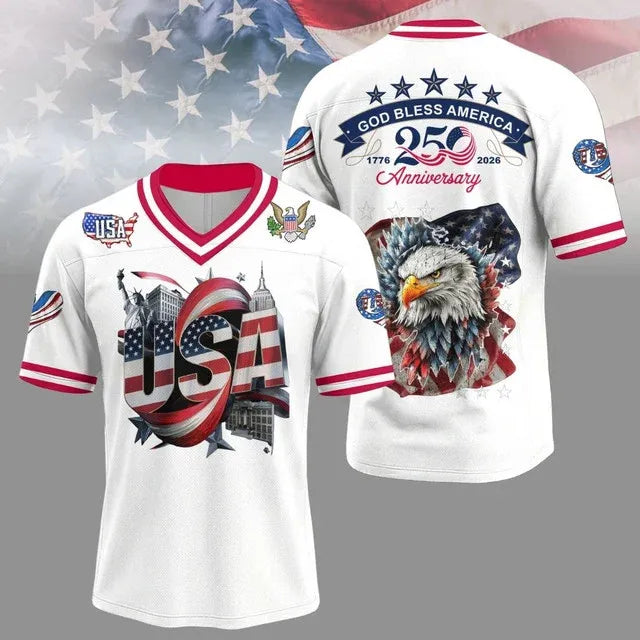 Premium AMC 250th Anniversary V-neck Baseball Jersey HY