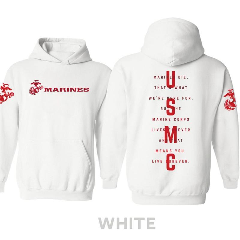 Usmc Marines Tactical Hoodie, Classic Semper Fi Marine Corps Hoodie For Veterans