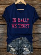 Women'S Commemorative Printed Casual T-Shirt