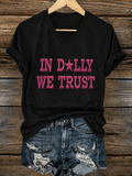 Women'S Commemorative Printed Casual T-Shirt
