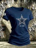 Women's Casual Dallas   Print T-Shirt