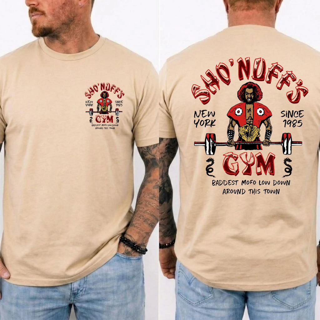 Sho'Nuff's Gym Vintage Martial Arts Graphic T-Shirt