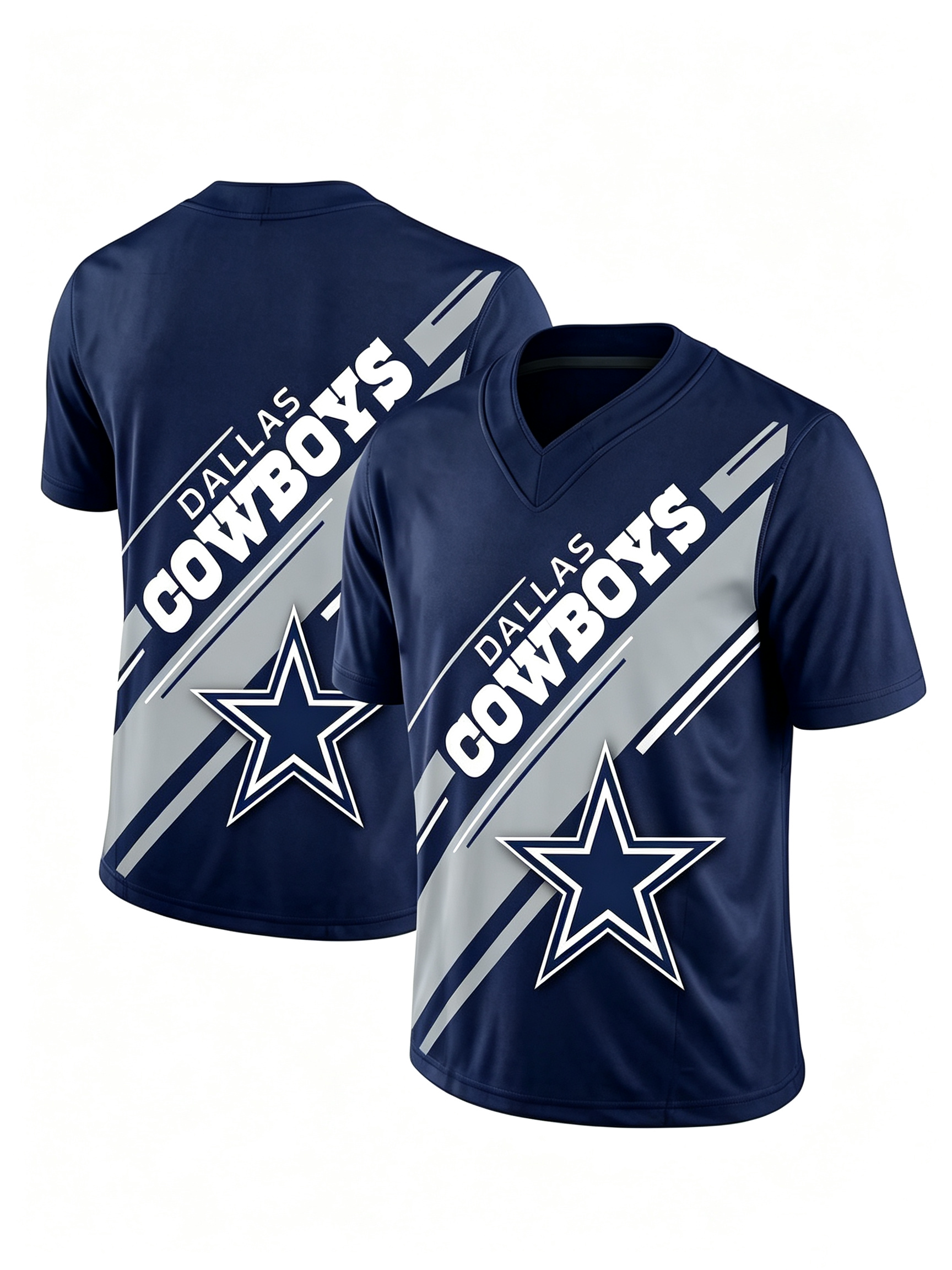Men's Football Short-Sleeve Polo Shirt