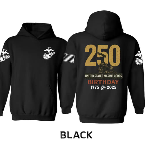 250th Anniversary T-Shirt & Hoodie – Classic Eagle Graphic