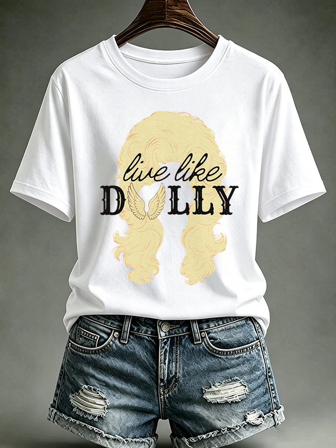 Women'S Commemorative Printed Casual T-Shirt