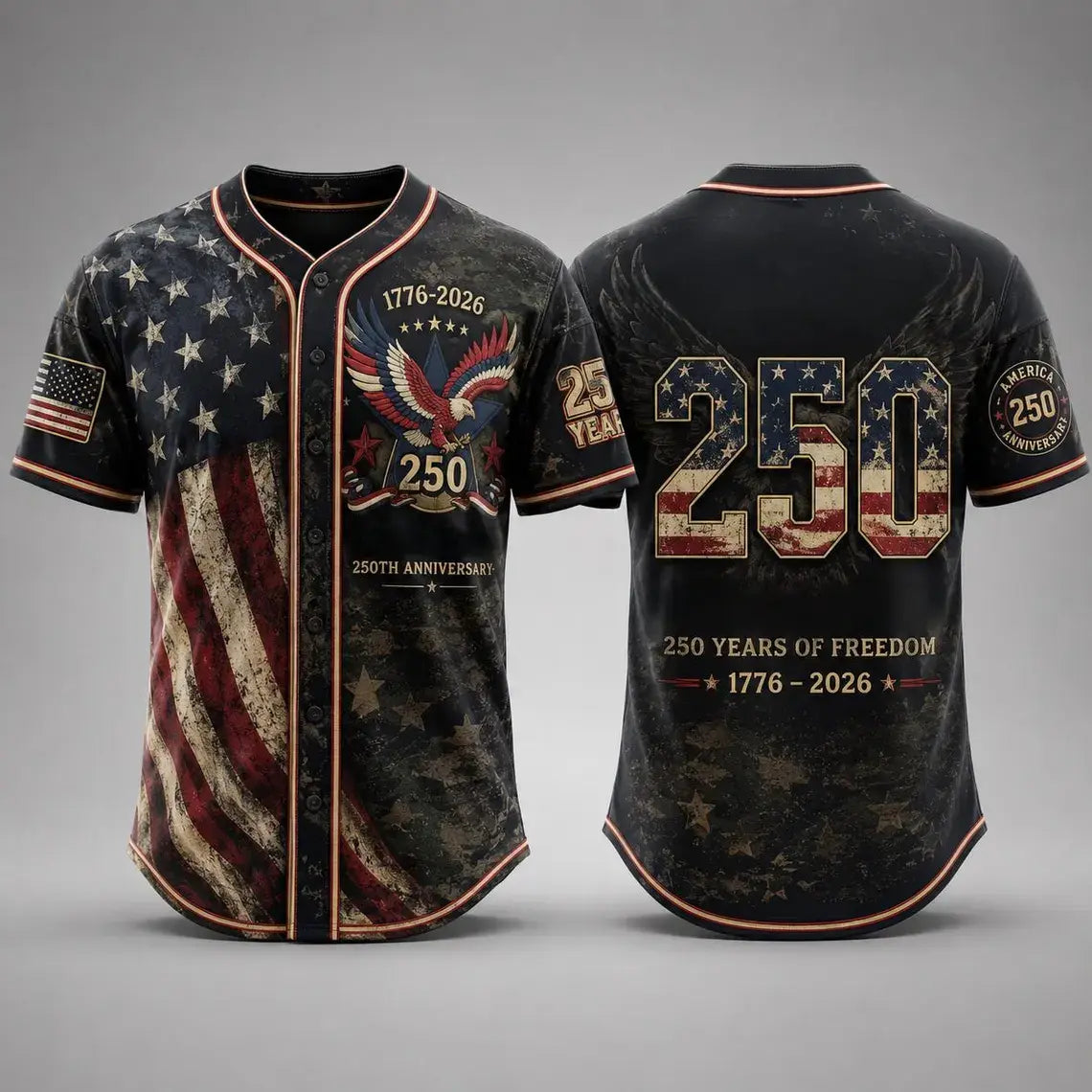 America 250th Anniversary Baseball Jersey