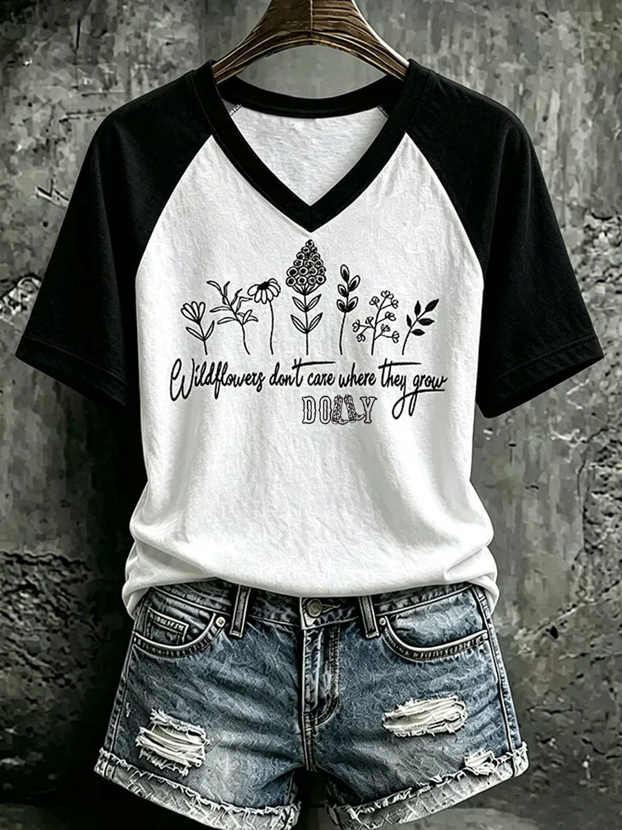 Women's Country Music Legend Tribute Print T-shirt