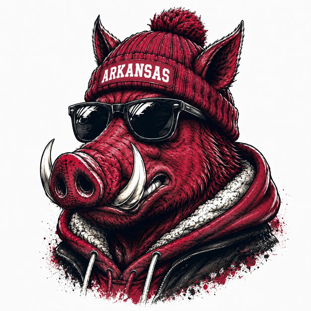 College Football Spirit Animal Football Graphic Sweatshirts