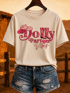 Women'S Country Music Printed Casual T-Shirt