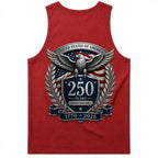 Men's Soft Fabric Outdoor Tank Top - USA 250 Years Anniversary Print