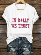 Women'S Commemorative Printed Casual T-Shirt