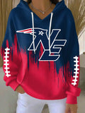Women's Football Long-Sleeve Hoodies