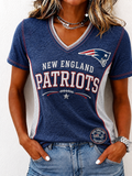 Women's Patriots V-Neck Tee