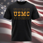 USMC Tun Tavern Born In A Bar Shirt ,250 Independence T-Shirt - Soft Cotton Poly Blend Tee