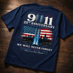 911 25th Anniversary Memorial T Shirt