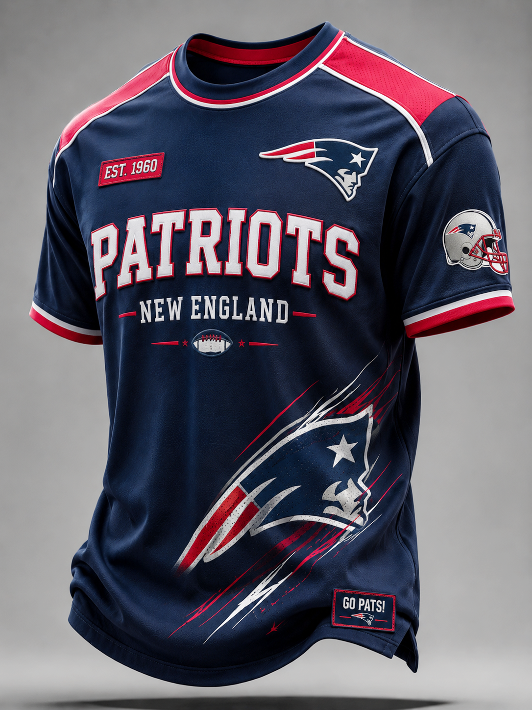 Men's Patriots Crew Neck Tee