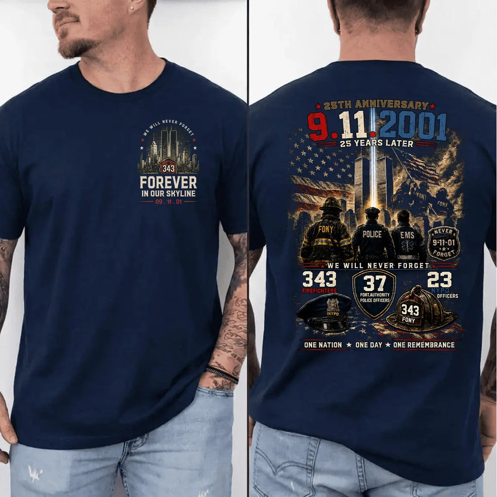 911 25th Anniversary Memorial T-Shirt