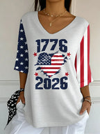 Retro 250th Anniversary Print T-Shirt