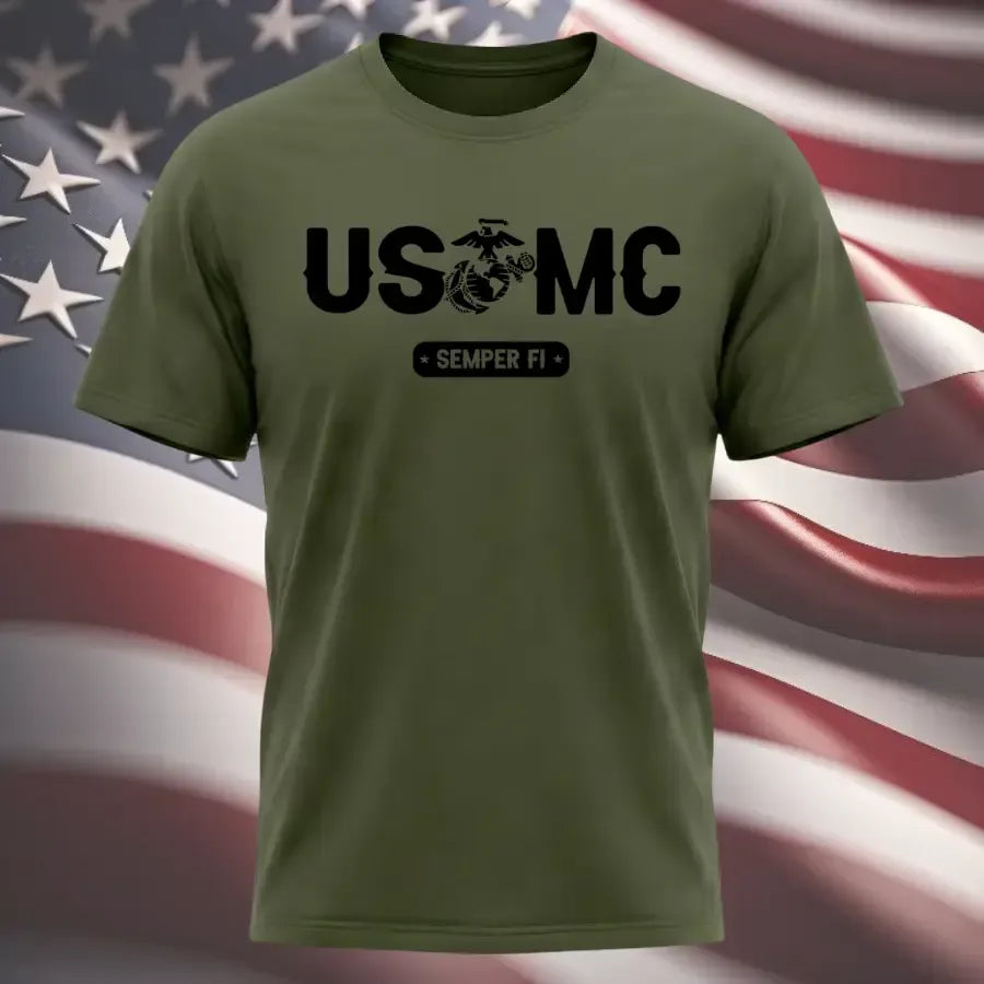 USMC Shirt - Soft Cotton Poly Blend Tee