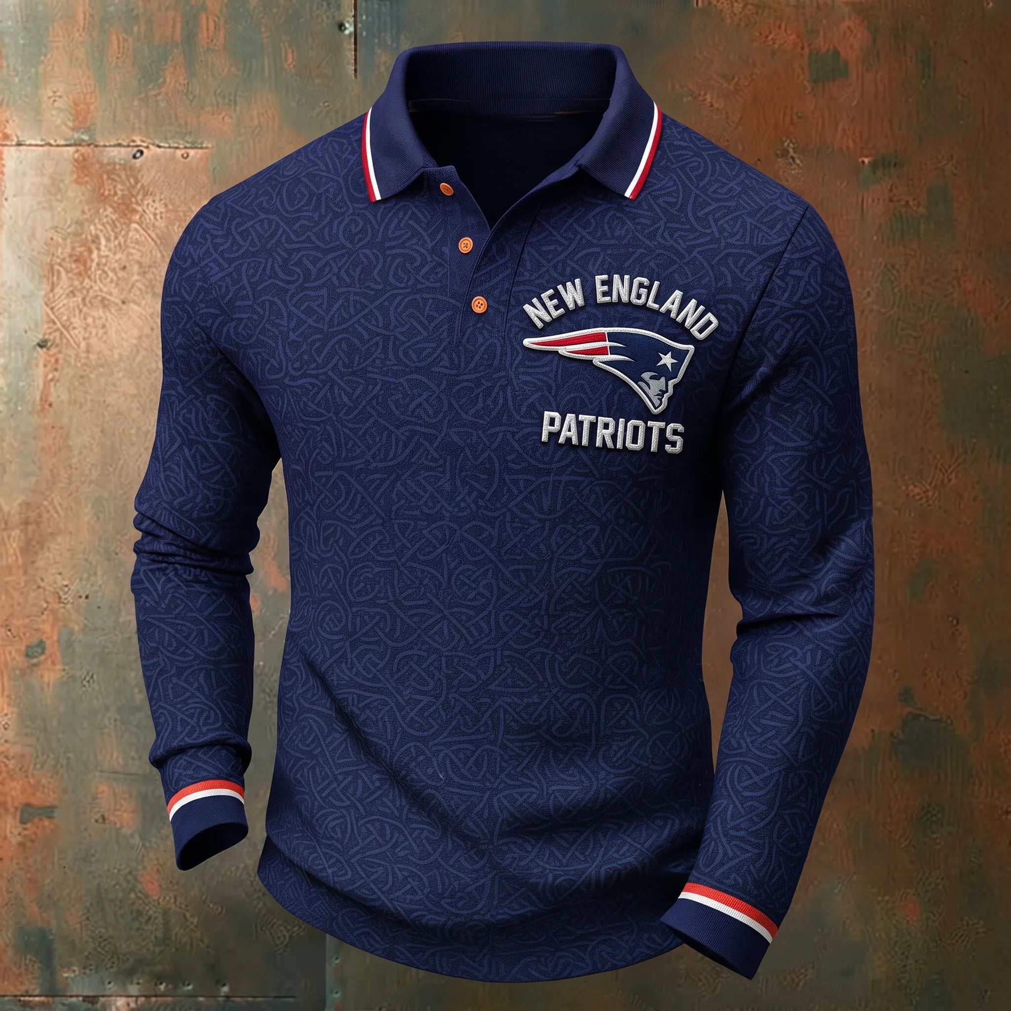 Men's New England Patriots Fan Polo Shirt