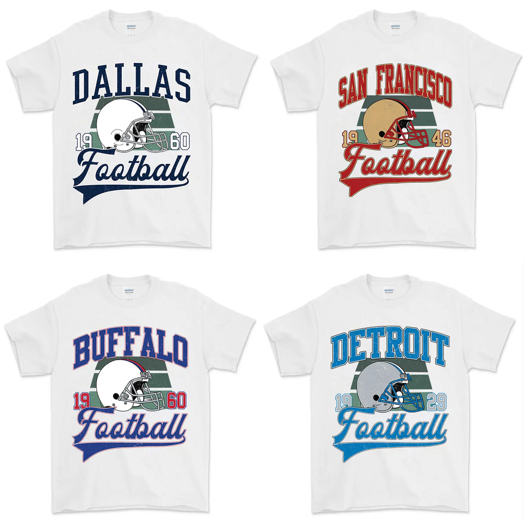 Vintage Football Fan T-Shirt