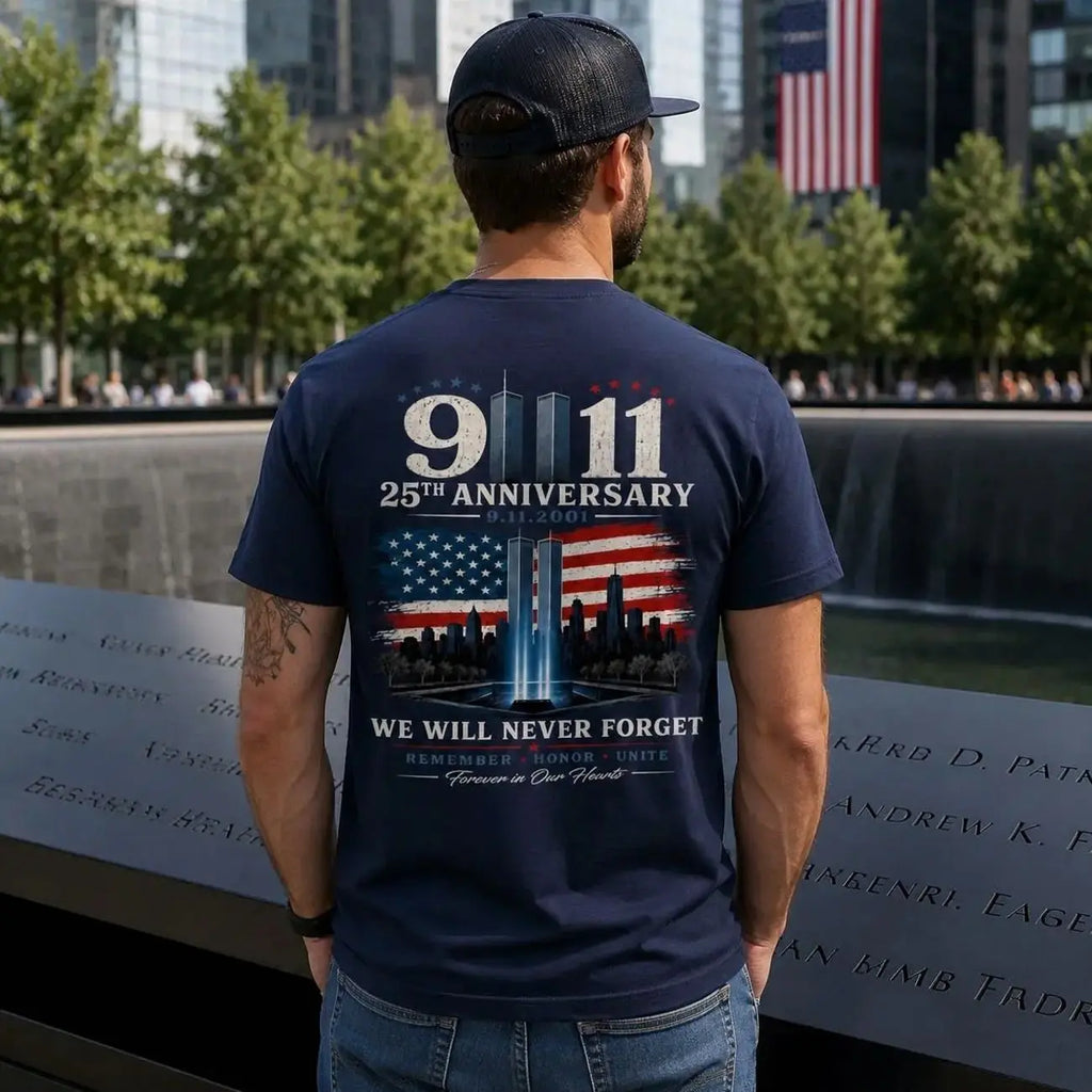911 25th Anniversary Memorial T Shirt