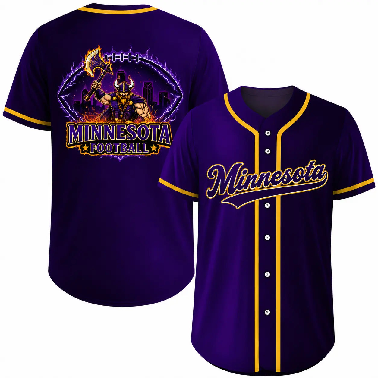 Football Team Fan City Baseball Jerseys