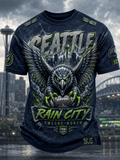Men's Retro Football  Printing  T-Shirts