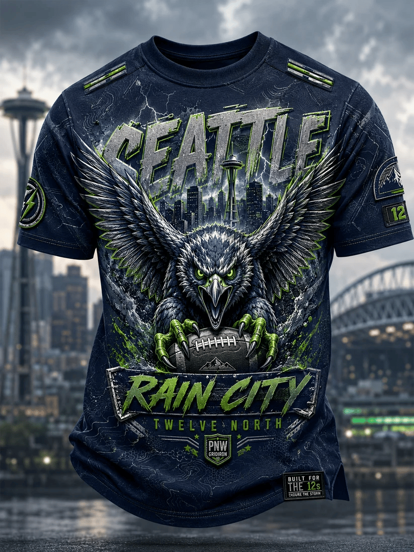 Men's Retro Football  Printing  T-Shirts