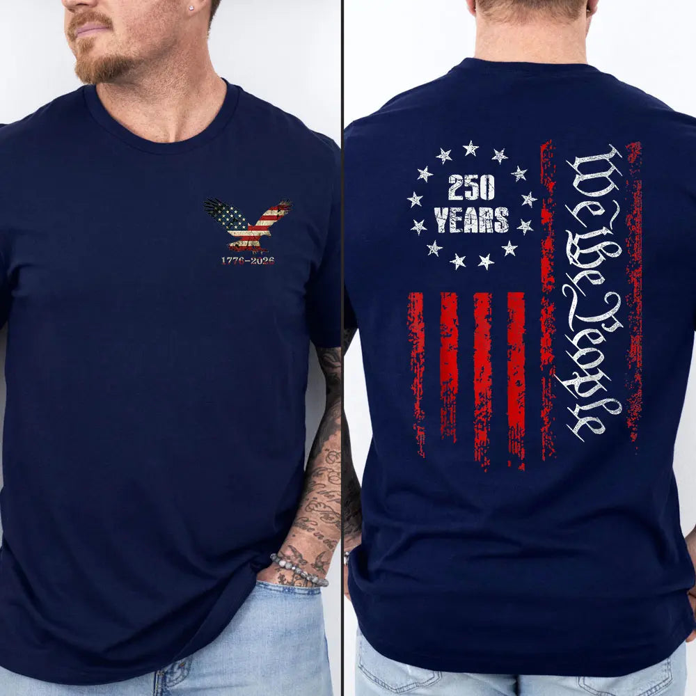 Patriotic Eagle American Flag 1776–2026 Shirt