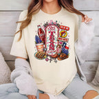 Texas Icons Tee: She's From I Can Tell Pink Glam State Pride