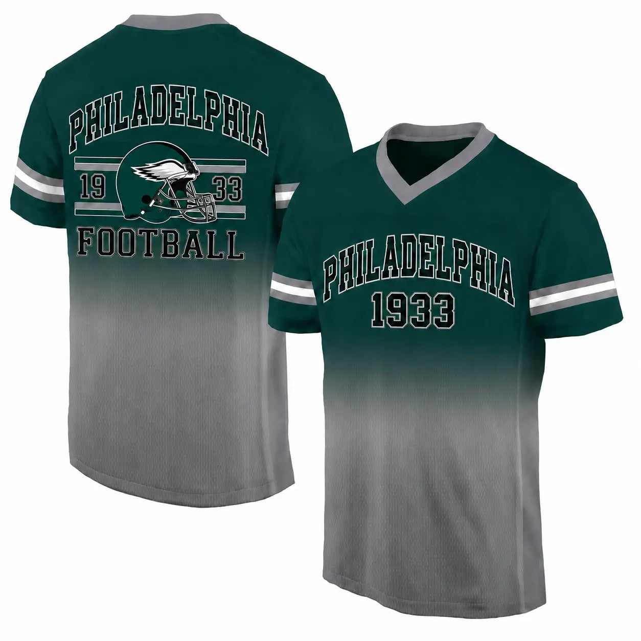 Vintage Gradient City Football Jersey