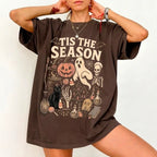 Ghost Pumpkin Black Cat Graphic Tee
