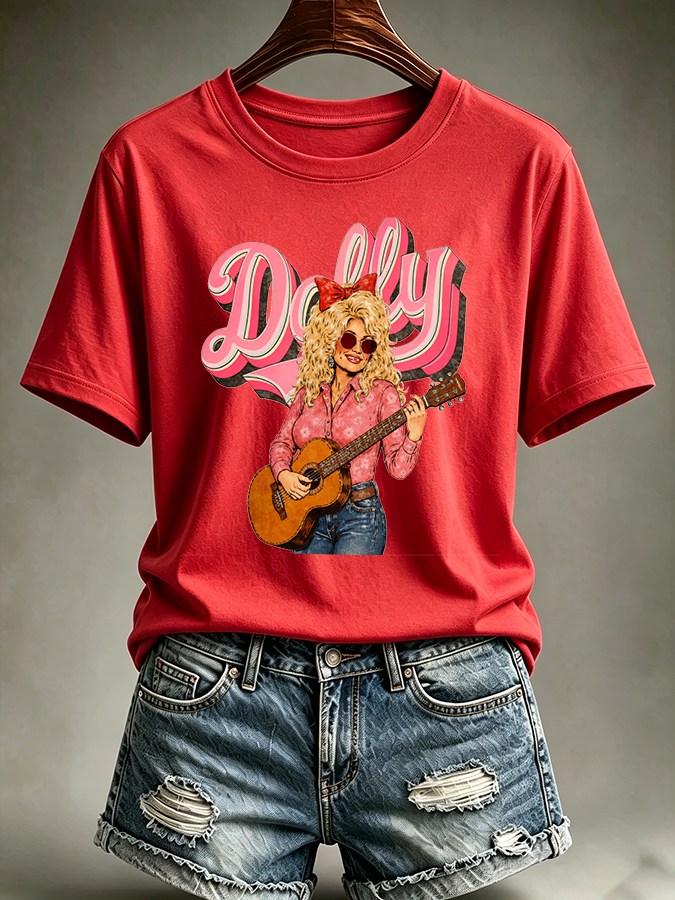 Women's Cowgirl Printed T-shirt
